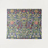 ウィリアム・モリス・バイオレットとオダマキ（植物） タペストリー (正面(横))