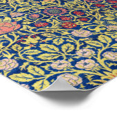 ウィリアム・モリス・バイオレットとオダマキ（植物） ポスター (角)