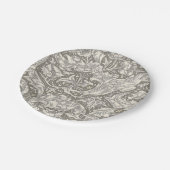 ウィリアム・モリス バチェラーズ・ボタン 花 モダン ボタニカル ペーパープレート (アングル)