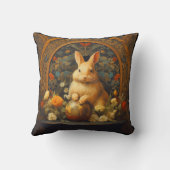 ウィリアム・モリス・バニー・装飾用クッションインスパイア クッション (裏面)