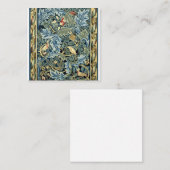 ウィリアム・モリス・バードとアカンサス スクエア名刺 (正面/裏面)