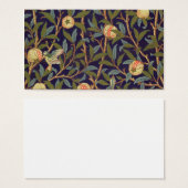 ウィリアム・モリス・バードアンドザクロヴィンテージ・アート (正面&裏面)