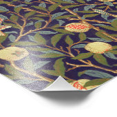 ウィリアム・モリス・バードアンドザクロヴィンテージ・アート フォトプリント (角)