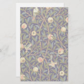 ウィリアム・モリス・バードアンドザクロ 便箋 (正面/裏面)