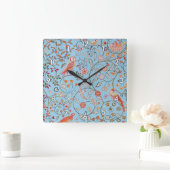 ウィリアム·モリス·バード·アンド·フラワーズ スクエア壁時計 (ホーム)