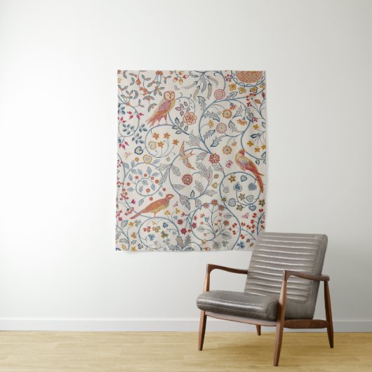 ウィリアム·モリス·バード·アンド·フラワーズ タペストリー (インサイチュ)