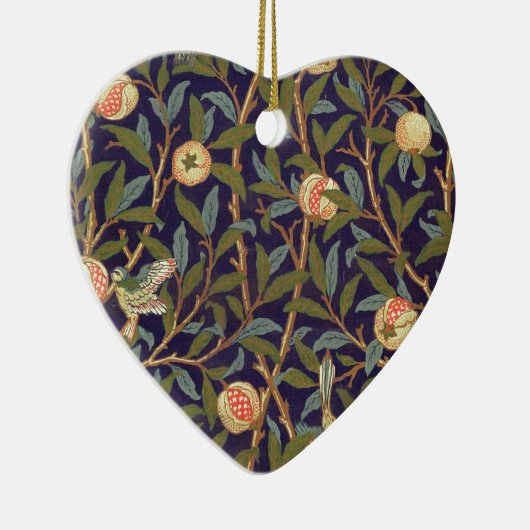 ウィリアム·モリス·バード·アンド·ポメグラネート セラミックオーナメント (右)