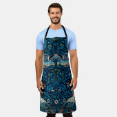 ウィリアム・モリス・バード エプロン (着用した状態)