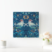 ウィリアム・モリス・バード スクエア壁時計 (ホーム)