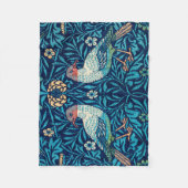 ウィリアム・モリス・バード フリースブランケット (正面)