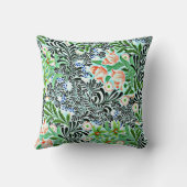 ウィリアム・モリス・パターンのバウワー クッション (裏面)