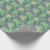 ウィリアム・モリス・パターンのバウワー ラッピングペーパー (角)