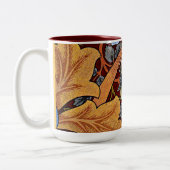 ウィリアム・モリス・パターン – セント・ジェームズ ツートーンマグカップ (左)