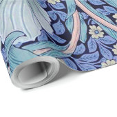 ウィリアム・モリス・パンネル・ブルー ラッピングペーパー (ロールコーナー)