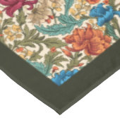 ウィリアム・モリス・パンペネルのカラフル鮮やかカラー テーブルクロス (アングル)
