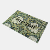 ウィリアム・モリス・パンペネルウェルカム ドアマット (アングル)