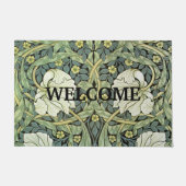 ウィリアム・モリス・パンペネルウェルカム ドアマット (正面)