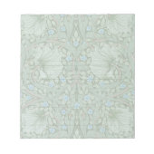 ウィリアム・モリス・パンペネルパターンヴィンテージライン ノートパッド (正面)