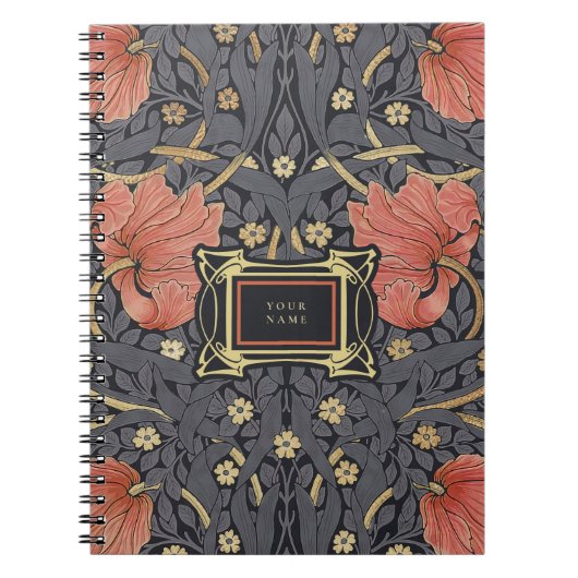 ウィリアム・モリス・パンペネルヴィンテージ ノートブック (正面)