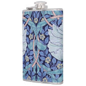 ウィリアム・モリス・パンペルネル・ブルー フラスク (左)