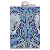 ウィリアム・モリス・パンペルネル・ブルー フラスク (裏面)