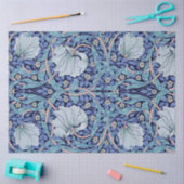 ウィリアム・モリス・パンペルネル・ブルー 薄葉紙 (クラフト)