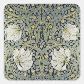 ウィリアム・モリス – パーインペネルパターンデザイン スクエアシール (正面)