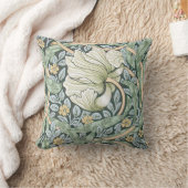 ウィリアム・モリス・パーペネルフローラ壁紙 クッション (ブランケット)