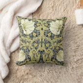 ウィリアム・モリス・パーペネルフローラ壁紙 クッション (ブランケット)