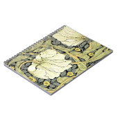 ウィリアム・モリス・パーペネルフローラ壁紙 ノートブック (左側)