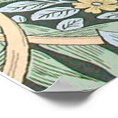 ウィリアム・モリス・パーペネルフローラ壁紙 ポスター (角)