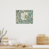 ウィリアム・モリス・パーペネルフローラ壁紙 ポスター (キッチン)