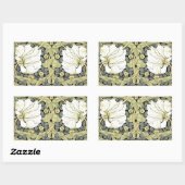 ウィリアム・モリス・パーペネルフローラ壁紙 長方形シール (シート)