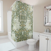 ウィリアム・モリス・パーペネルヴィンテージパターン シャワーカーテン (インサイチュ)