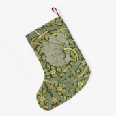 ウィリアム・モリス・パーペネルヴィンテージパターン スモールクリスマスストッキング (裏面 (吊り時))