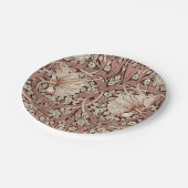 ウィリアム・モリス・パーペネルヴィンテージパターン ペーパープレート (アングル)