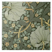 ウィリアム・モリス・パーペネルヴィンテージ・パターン・セラミックT タイル (正面)