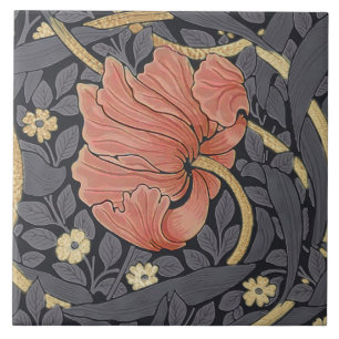 ウィリアム・モリス・パーペネルヴィンテージ・パターン・セラミックT タイル