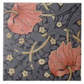 ウィリアム・モリス・パーペネルヴィンテージ・パターン・セラミックT タイル (正面)