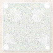 ウィリアム・モリス – パーペネル ガラスコースター (裏面)