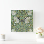 ウィリアム・モリス – パーペネル スクエア壁時計 (ホーム)