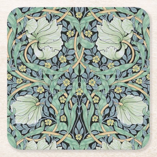 ウィリアム・モリス・パーペンネル スクエアペーパーコースター (正面)