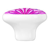 ウィリアム・モリス・ヒアシンス・プリント・ラベンダー・アンド・バイオレット セラミックノブ (側面)