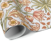 ウィリアム・モリス・ヒヤシンスフローラ植物芸術 ラッピングペーパー (ロールコーナー)