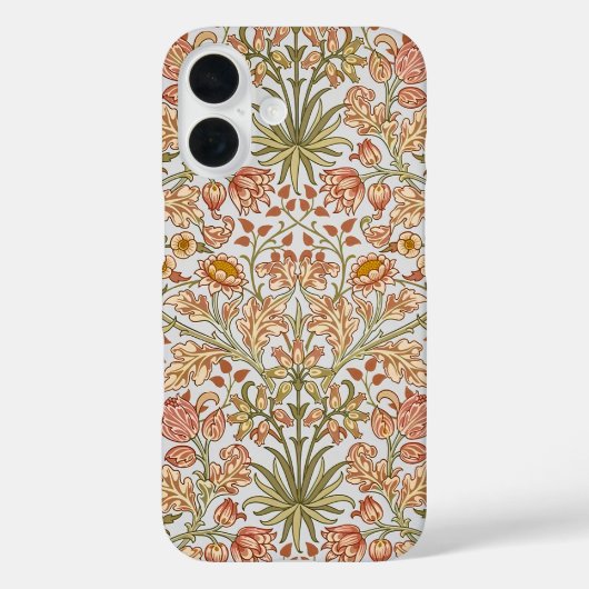 ウィリアム・モリス・ヒヤシンスフローラ植物芸術 Case-Mate iPhoneケース (裏面)
