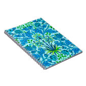 ウィリアム・モリス・ヒヤシンスプリントセルリアンブルー ノートブック (右側)