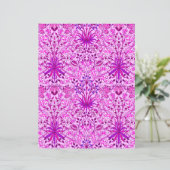 ウィリアム・モリス・ヒヤシンスプリント、ラベンダー、バイオレット (スタンド正面)