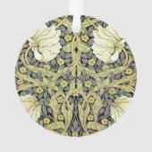 ウィリアム・モリス ピンパーネル チューリップ 植物画 オーナメント (裏面)