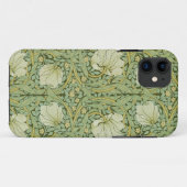 ウィリアム・モリス ピンパーネル フラワー ブルー 壁紙 Case-Mate iPhoneケース (裏面(横))