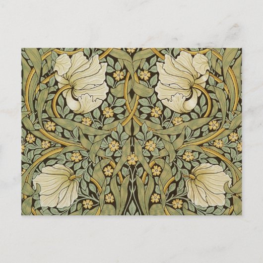 ウィリアム・モリス・ピンペル・ヴィンテージ・プレ・ラファエリート ポストカード (正面)